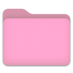 pink macos folder